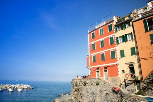 Photographic documentation of the town of Riomaggiore Cinque Terre Liguria 
Italy 