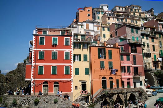 Photographic documentation of the town of Riomaggiore Cinque Terre Liguria 
Italy 