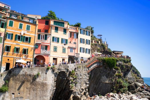 Photographic documentation of the town of Riomaggiore Cinque Terre Liguria 
Italy 