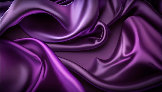 Silk fabric background texture. Generative AI,