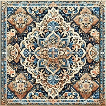 Modern tile pattern. Generative AI. High quality illustration