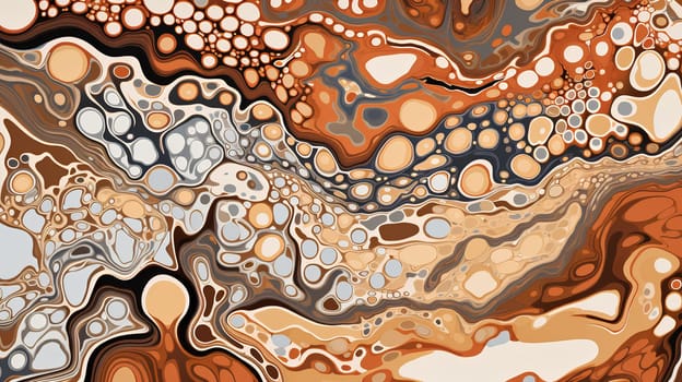 An explosive display of vibrant hues and dynamic shapes come together in a mesmerizing abstract painting, evoking a sense of boundless creativity and free-flowing energy - generative AI