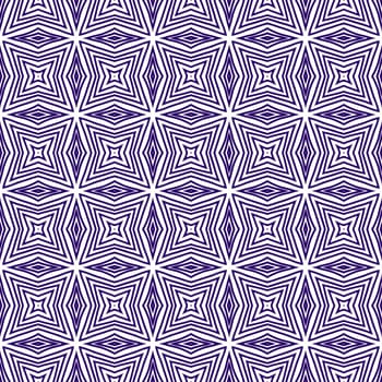 Mosaic seamless pattern. Purple symmetrical kaleidoscope background. Retro mosaic seamless design. Textile ready emotional print, swimwear fabric, wallpaper, wrapping.