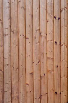 Wood stack or set of wood as wall of the building to make modern and nature style.