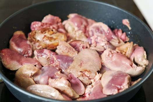 Mouthwatering Pan-Fried Chicken Liver With Savory Flavors and Juicy Tenderness