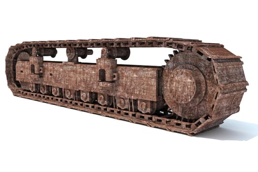 Track Kit 3D rendering model on white background