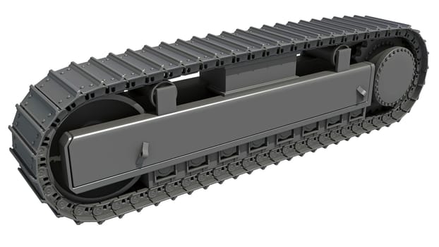 Track Kit 3D rendering model on white background