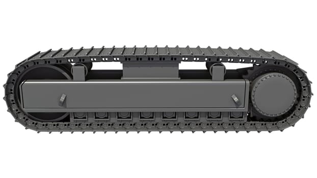 Track Kit 3D rendering model on white background