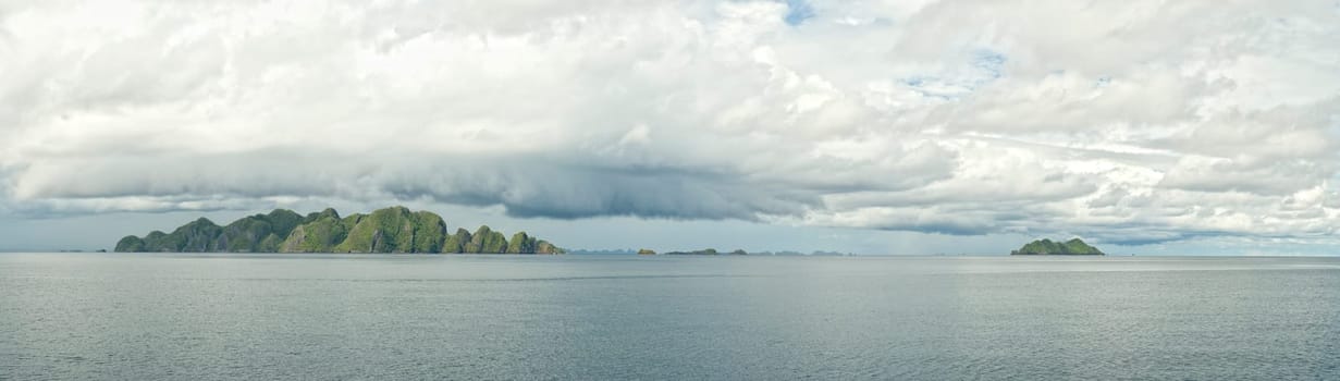 Tropical Paradise Raja Ampat Papua Indonesia panorama landscape