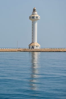 Africa, Sudan ightouse reef view 