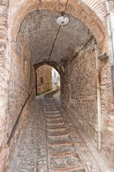 Medieval buildings in Umbria Italy