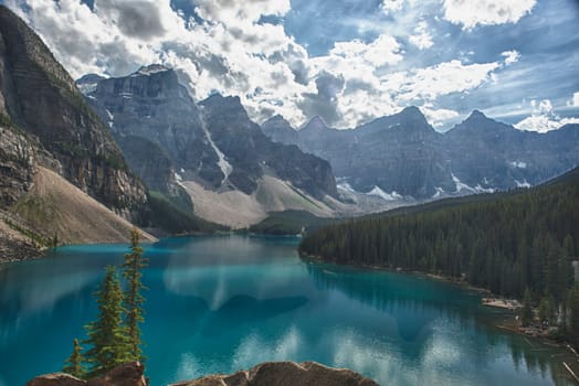 Rocky Mountains Banff lake louise view