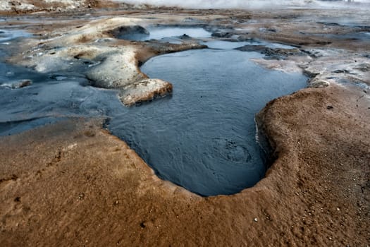 myvatn lake in iceland hot pools