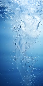 Rhythmic waves of effervescent water dance freely, encapsulating the wild essence of fluidity in a breathtaking display - Underwater background - generative AI