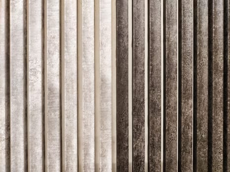 Background of brown wooden slats, texture of wood strips. Abstract place for text, copy space, frame