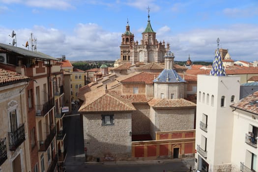 Detail of the Cathedral of Santa Maria de Mediavilla, Teruel, Aragon, Spain