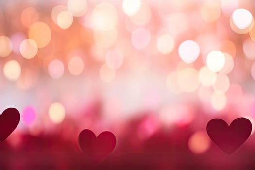 Valentine Heart Abstract Pink Background valentine's day wallpaper Heart holiday backdrop.