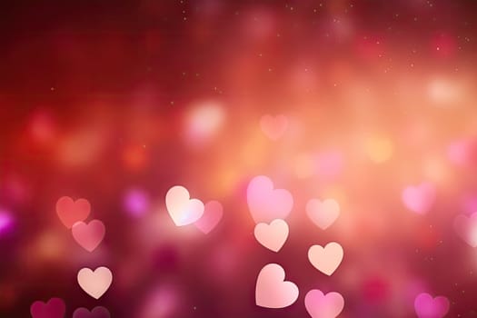 Valentine Heart Abstract Pink Background valentine's day wallpaper Heart holiday backdrop.