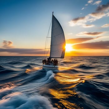 Sailing to the Sunrise in an Atlantic Ocean Regatta