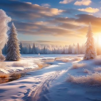 Scenic Fairytale Trees Under the Snow - A Delight for Tourists During the Christmas Holidays