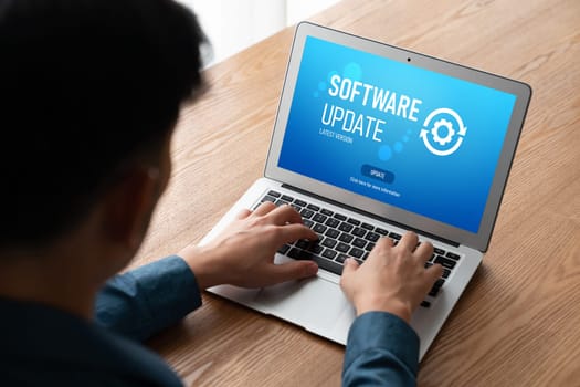 Software update on computer for modish version of device software upgrade