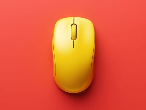 Modern Mouse: A Sleek Communication and Control Tool on a Minimalist White Background