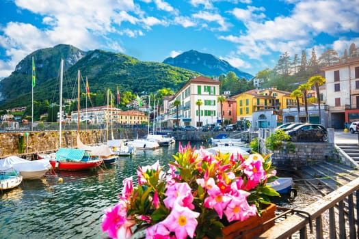 Town of Menaggio on Como lake waterfront view, Lombardy region of Italy