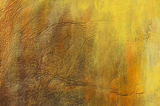 Leather texture with orange-brown undertones used as a classic background.