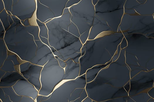 Marble background with golden lines.