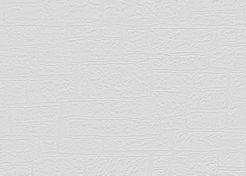 Light gray paper wallpaper with brick wall texture.