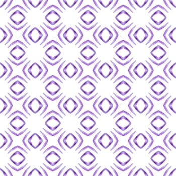 Textile ready splendid print, swimwear fabric, wallpaper, wrapping. Purple delightful boho chic summer design. Oriental arabesque hand drawn border. Arabesque hand drawn design.