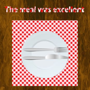 THE MEAL WAS EXCELLENT dining etiquette