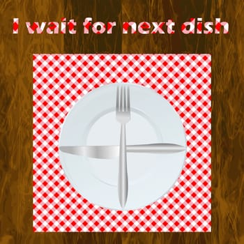 I WAIT FOR NEXT DISH  dining etiquette