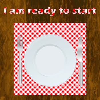 I AM READY TO START dining etiquette