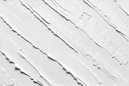 White-on-white texture. Layered brushstrokes, creating a harmonious yet abstract pattern, ideal for sophisticated and serene design elements, prints, covers. Generative AI