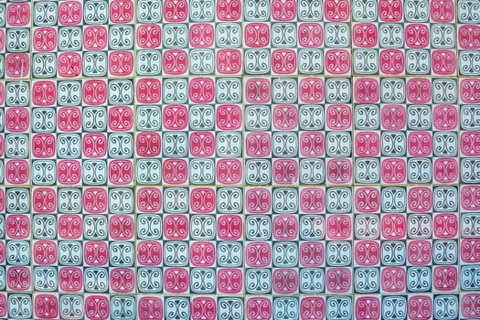Portuguese azulejo tiles. Color pattern. Watercolor seamless pattern