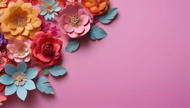 A wonderful festive background for Valentine's day, flower,pink flower,leaf,white flower,pink rose,red flower,yellow flower,purple flower,orange flower, azure gradient background