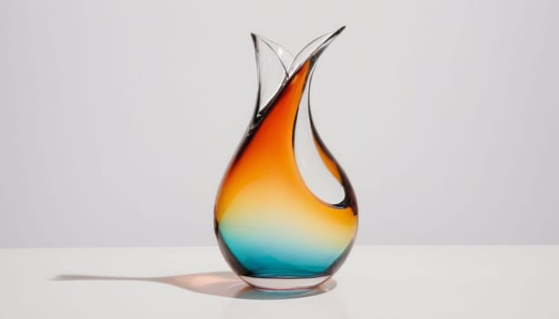 wallpaper, liquid Glass, translucent, transparent, round glass vase on white background iridescent Abstract wallpaper of many colored liquid glass full screen,fills the entire translucent through with light