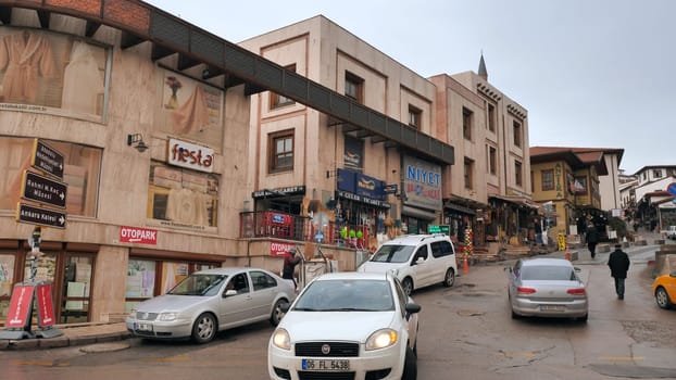 Old streets of the capital of Turkey Ankara.