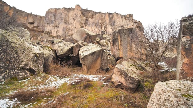 Beautiful Ihlara valley landscape in cappadocia, Turkey