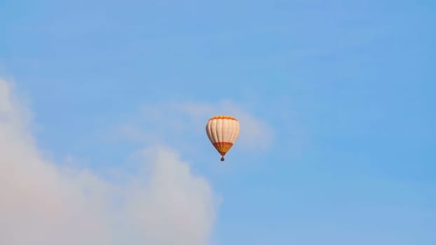 Color balloons in the sunrise sky. Cappadocia, Turkey