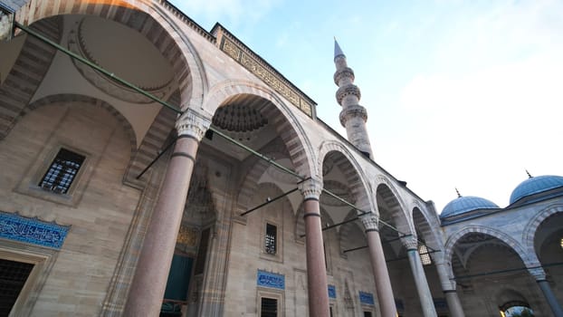 Fantastic view of Blue Mosque Sultan Ahmet in Istanbul, Turkey.