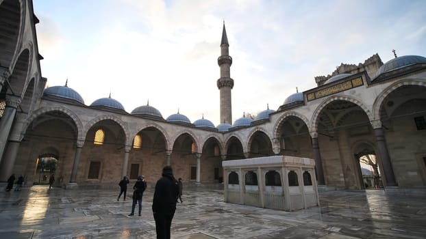 Fantastic view of Blue Mosque Sultan Ahmet in Istanbul, Turkey.