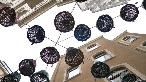 Decoration bells on the streets of Ankara.