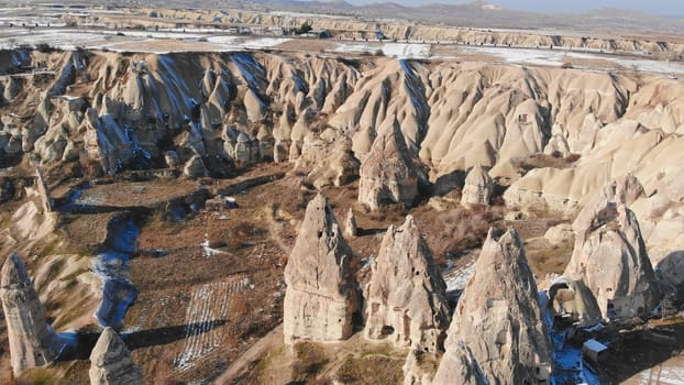 World Heritage, Cappadocia, Gereme, Turkey Beautiful mountains of volcanic origin