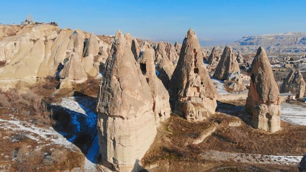 World Heritage, Cappadocia, Gereme, Turkey Beautiful mountains of volcanic origin