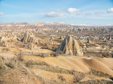 Cappadocia, Anatolia, Turkey. Open air museum Goreme national park