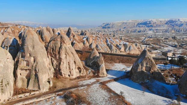 World Heritage, Cappadocia, Gereme, Turkey Beautiful mountains of volcanic origin