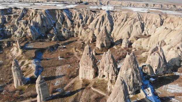 World Heritage, Cappadocia, Gereme, Turkey Beautiful mountains of volcanic origin