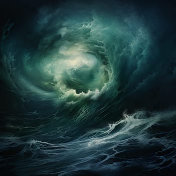 Get ready to be mesmerized by the captivating power of nature with the image of a majestic maelstrom! This swirling vortex of water and mist commands attention with its sheer force and beauty. This image portrays the dynamic and ever-changing nature of the oceans, evoking a sense of awe and wonder.